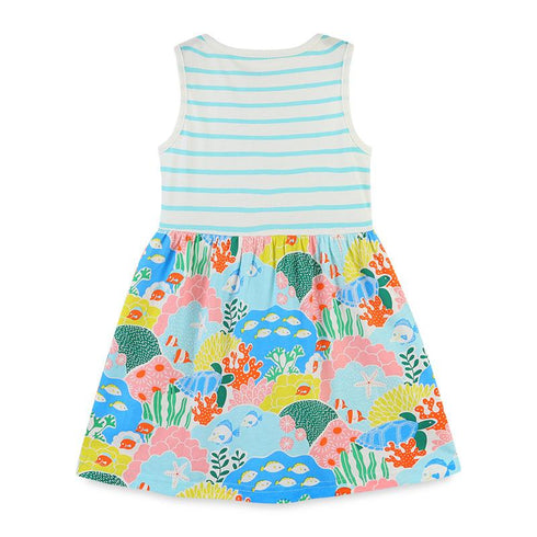 Summer Girl's Striped Dress